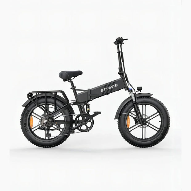 ENGWE Engine Pro 2.0 20" Fat Tire Folding Electric Bike 1200W Peak Motor 52V 16Ah Battery