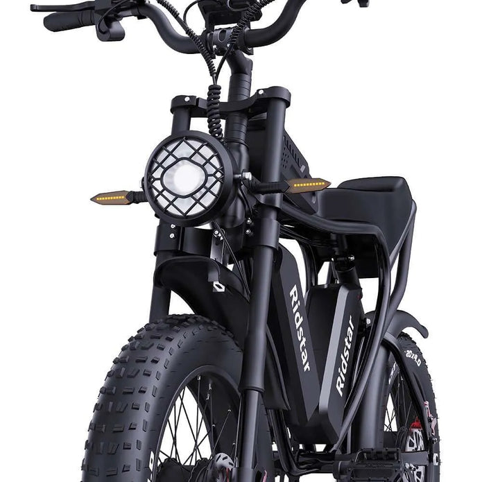 Vélos électriques RIDSTAR Q20 Pro 20" à gros pneus, moteur 2 x 1000 W, double batterie 52 V 20 Ah