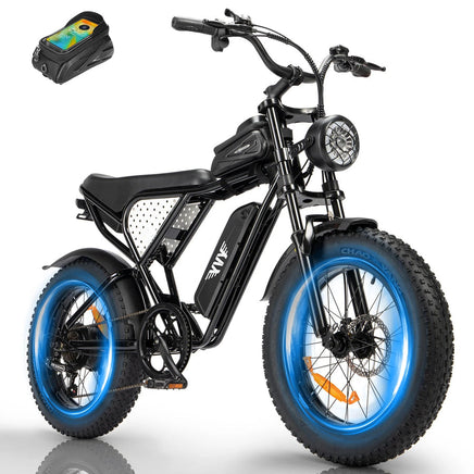 YVY C20Lite 20" Fat Tires Electric Bikes 1000W Motor 48V 15Ah Battery