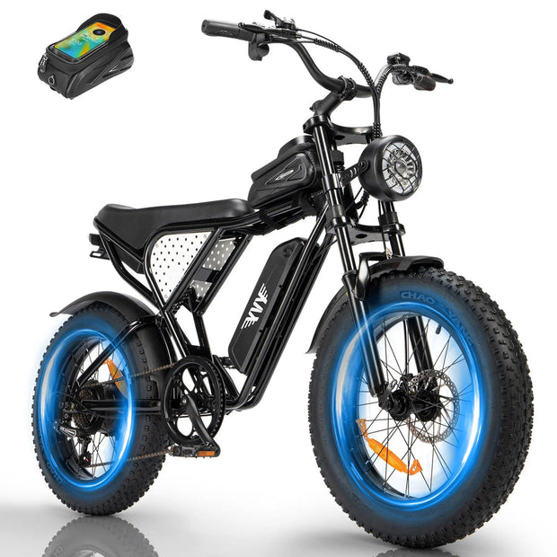 YVY C20Lite 20" Fat Tires Electric Bikes 1000W Motor 48V 15Ah Battery