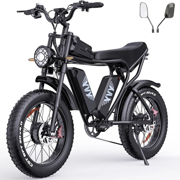 YVY C20Max 20" Fat Tires Electric Bikes 2*1000W Motor 52V 20Ah Dual Battery