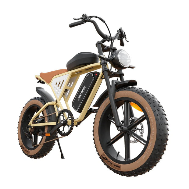 JANSNO X70 20" Fat Tires Electric Bikes 750W Motor 48V 14Ah+20Ah Dual Battery